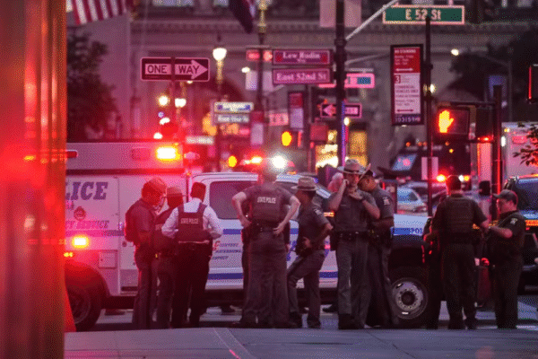 Atirador com fuzil mata 3 pessoas em prédio de luxo de Nova York, nos EUA