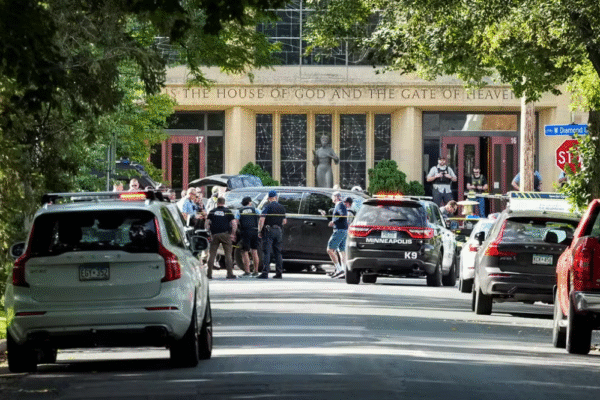 Ataque a tiros em escola católica dos EUA deixa duas crianças mortas