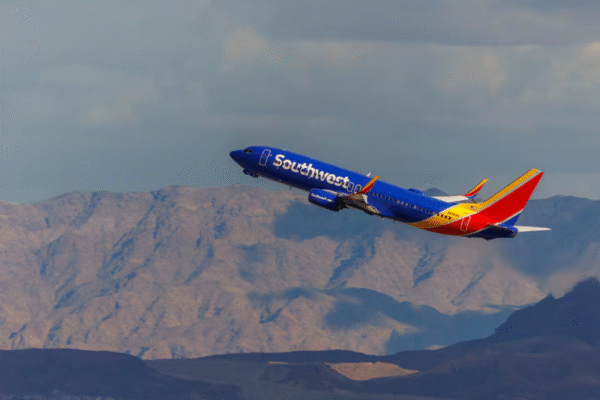 Southwest Airlines começa a voar o primeiro avião com barreira secundária na cabine