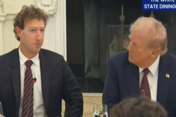 Microfone vaza confissão constrangedora de Zuckerberg a Donald Trump