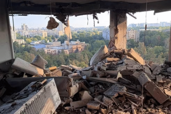 Ucraniano do Benfica tem casa destruída após ataque russo a Kiev